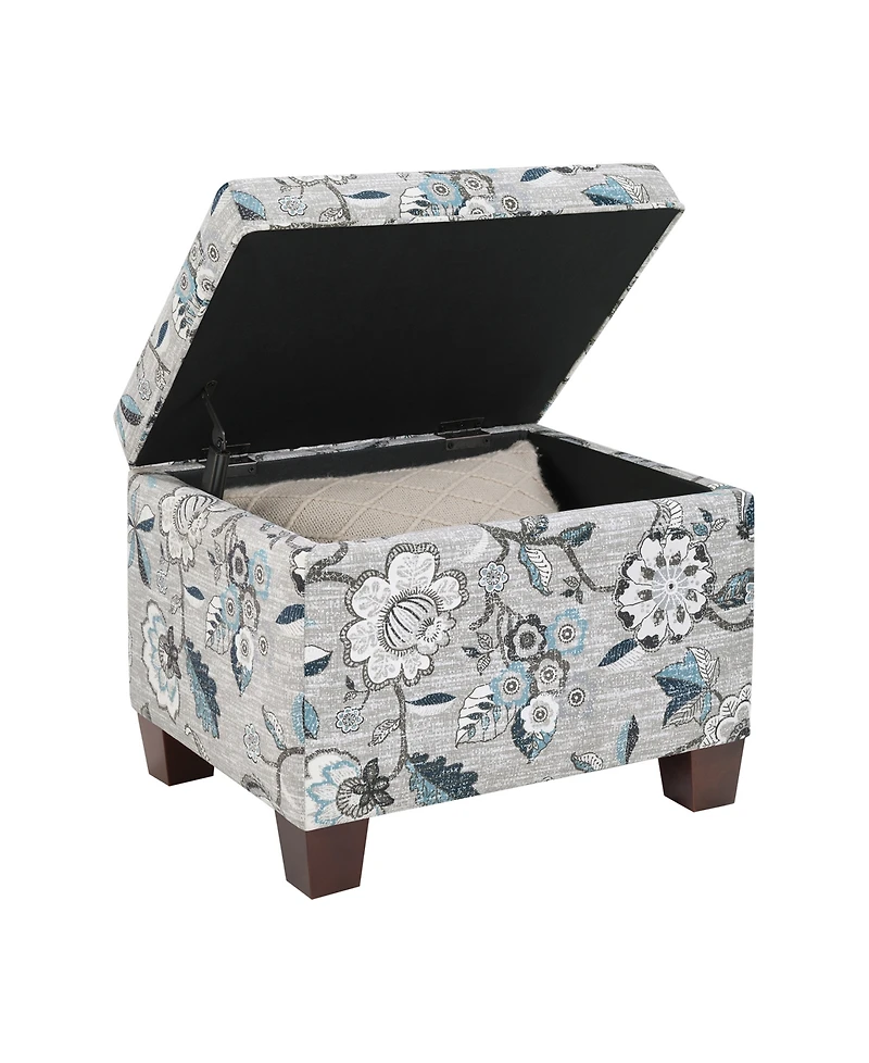 Convenience Concepts 21.5" Canvas Fabric Madison Storage Ottoman