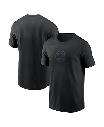 Nike Men's Black Chicago Cubs Lights Out Color Pop T-Shirt