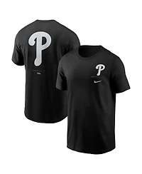 Nike Men's Black Philadelphia Phillies Lights Out Bar Loading T-Shirt