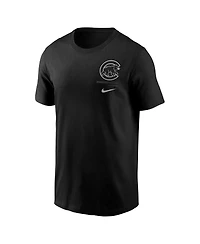 Nike Men's Black Chicago Cubs Lights Out Bar Loading T-Shirt