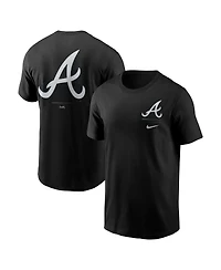 Nike Men's Black Atlanta Braves Lights Out Bar Loading T-Shirt