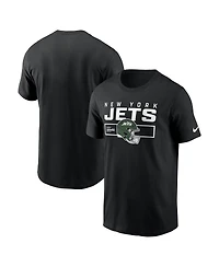Nike Men's Black New York Jets Primetime Helmet Essential T-Shirt