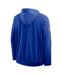 Nike Men's Royal Dallas Cowboys Sideline Alt Pack Anorak Half-Zip Hoodie Jacket