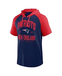 Logo Athletic Men's Navy New England Patriots Prime Hoodie T-Shirt