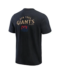Darius Rucker Collection by Fanatics Men's Black New York Giants Washed Henley T-Shirt