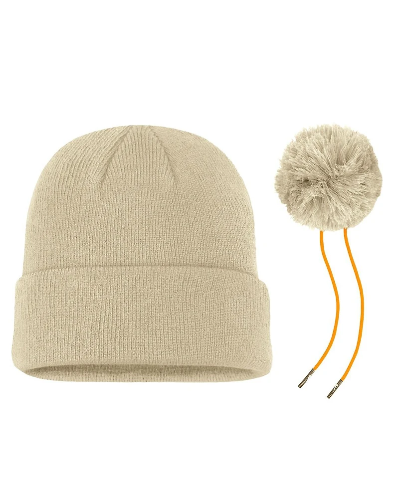 Nike Men's Gold Florida State Seminoles Peak Cuffed Knit with Pom Hat