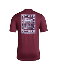 Adidas Men's Burgundy Colorado Rapids Local Wrap T-Shirt