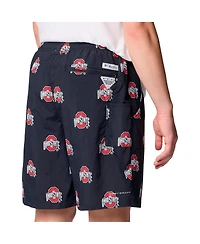 Columbia Men's Black Ohio State Buckeyes Big Tall Back Cast Shorts