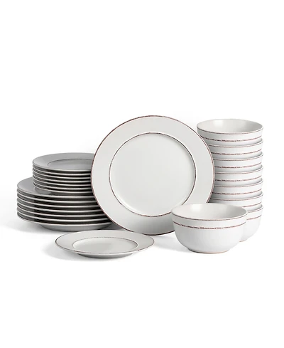 Earth & Clay Hazel 24 Pc. Dinnerware Set, Service for 8