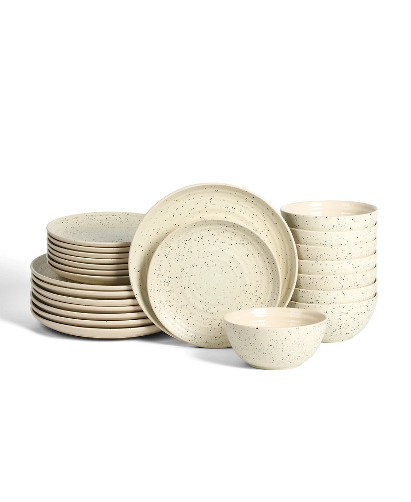 Stone Lain Dua 24 Pc. Dinnerware Set, Service for 8