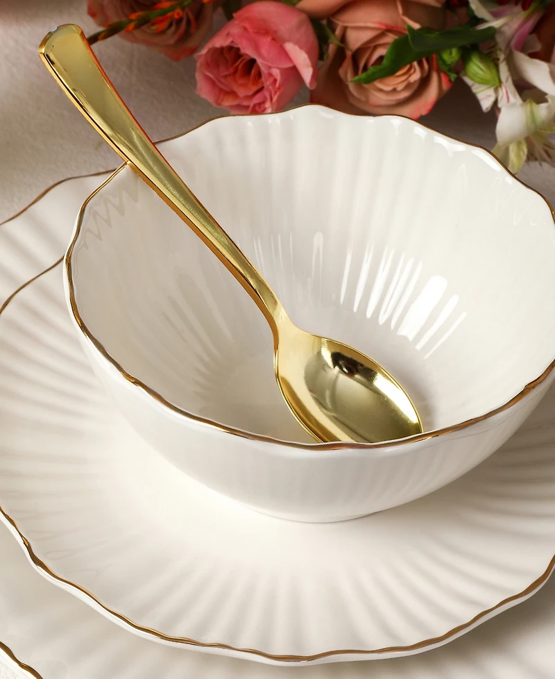 Christian Siriano Zinnia 24 Pc. Dinnerware Set, Service for 8