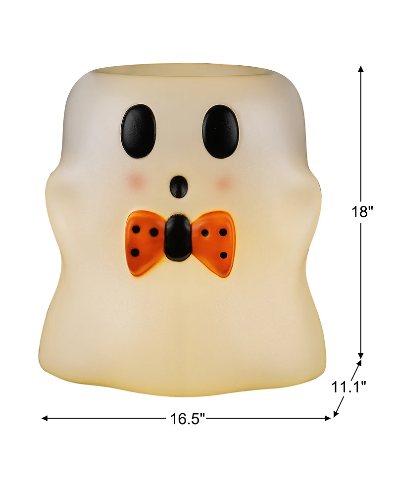 Mr. Halloween 18" Ghost Lit Blow Mold Candy Bowl