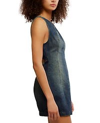 Free People Women's Atlas Cotton Denim Mini Dress