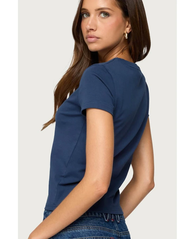 Edikted Women's Lobster Club T Shirt