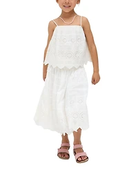 Raffya Kids Rufa Spaghetti Strap Windowpane Check Cami