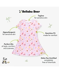 Bellabu Bear Baby Girls Happee Birthdae Harry Short Sleeve Dress
