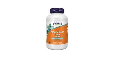 Now Foods Magnesium ,400 mg ,180 Caps