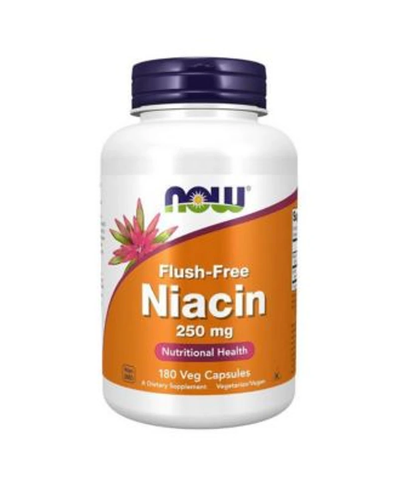 Now Foods Flushno Changefree Niacin 250 Mg 180 Caps