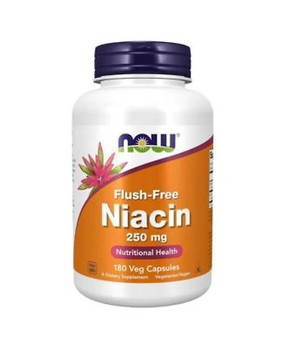 Now Foods Flushno Changefree Niacin 250 Mg 180 Caps