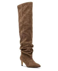 Madden Girl Womens Stassi Over The Knee Slouchy Stiletto Dress Boots Regular Wide Calf