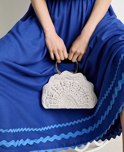 Women's Crocheted Top-Handle Handbag, Macy's Exclusive - On 34th | Alix Friedberg Capsule Collection
