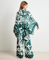 Women's Button-Front Poncho Blouse, Macys' Exclusive - On 34th | Alix Friedberg Capsule Collection