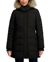 Nautica Women's Hooded Puffer Coat