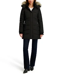 Nautica Women's Hooded Puffer Coat