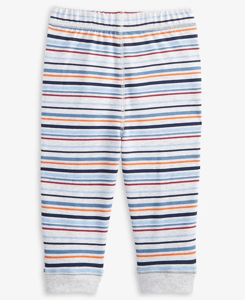 First Impressions Baby Boys Striped Jogger Pants, Exclusively at Macy's