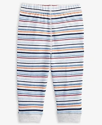 First Impressions Baby Boys Striped Jogger Pants, Exclusively at Macy's