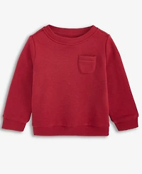 First Impressions Baby Boys Long-Sleeve Fleece Sweatshirt, Exclusively at Macy's