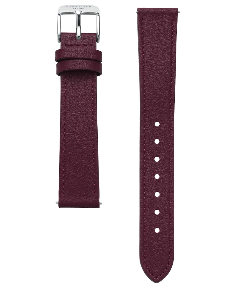 Rosefield Heirloom Women's Burgundy Leather Watch 30.6mm