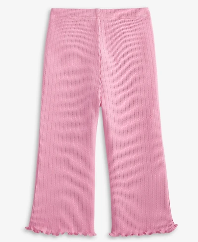 First Impressions Baby Girls Pointelle Flare Leggings