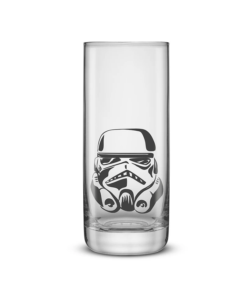 JoyJolt Star Wars Dark and Light Silhouette Tall Drinking Glasses, Set of 2