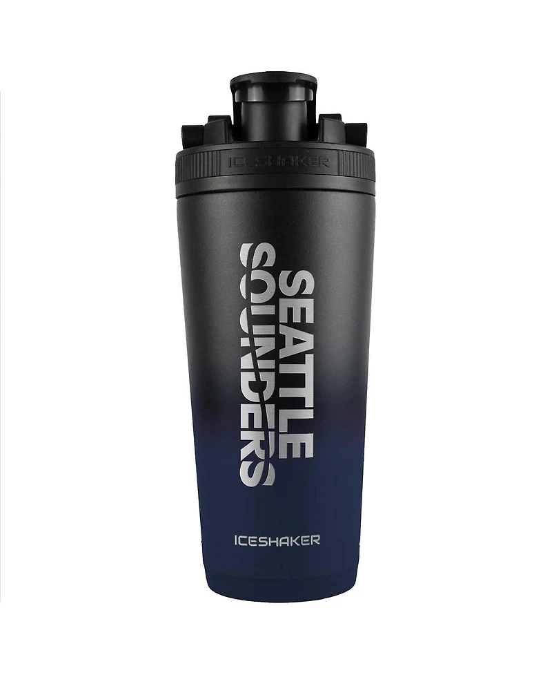 Wincraft Seattle Sounders Fc 26oz. Ombre Stainless Steel Ice Shaker Blender Bottle