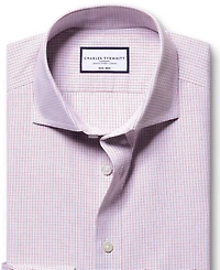 Charles Tyrwhitt Men's Non-Iron Check Dress Shirt