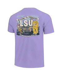 Image One Big Boys and Girls Purple Lsu Tigers Local Campus Scene T-Shirt