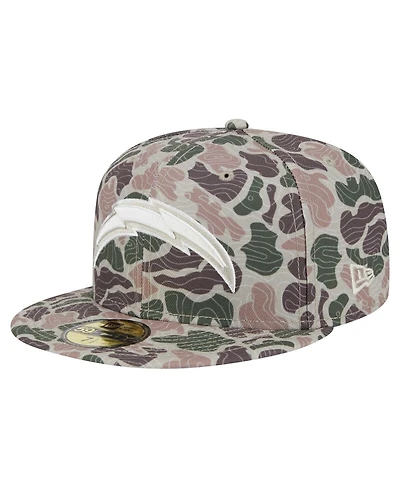 New Era Men's Los Angeles Chargers Geo Camo 59FIFTY Fitted Hat