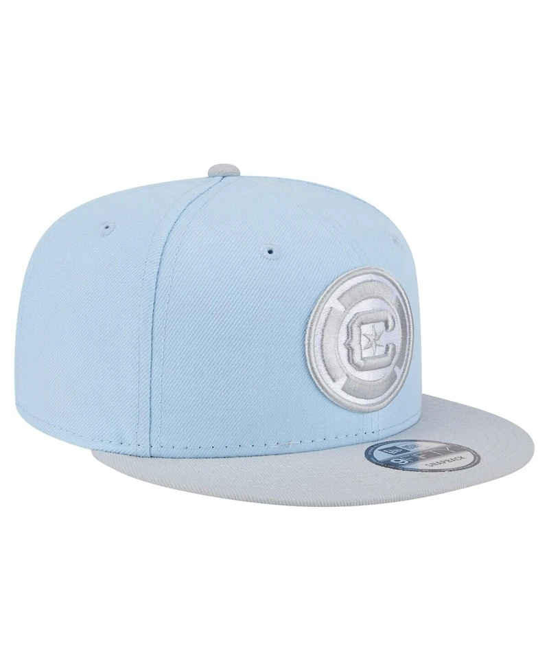 New Era Men's Light Blue Chicago Fire Color Pack Two-Tone 9FIFTY Snapback Hat