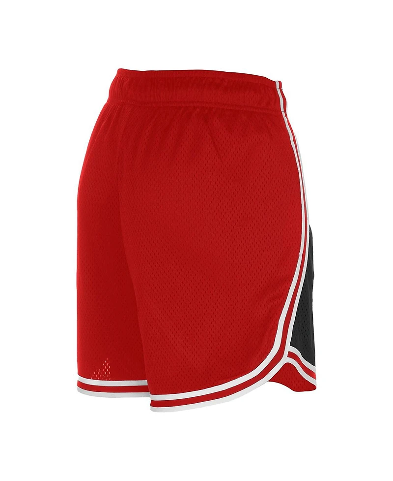 New Era Women's Black/Red Kansas City Chiefs Sport Classics Mesh Shorts