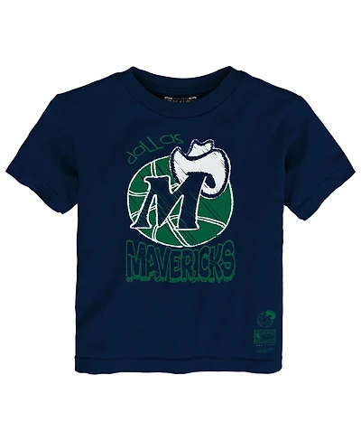Mitchell & Ness Toddler Navy Dallas Mavericks Favorite Team T-Shirt
