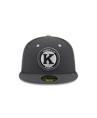 New Era Men's Charcoal Knoxville Smokies Theme Nights 59FIFTY Fitted Hat