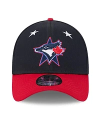 New Era Men's Navy/Red Toronto Blue Jays 2025 Mlb All-Star Game Workout 39THIRTY Flex Hat