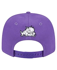 New Era Men's Purple Tcu Horned Frogs Team Collective 9SEVENTY Stretch-Snap Adjustable Hat