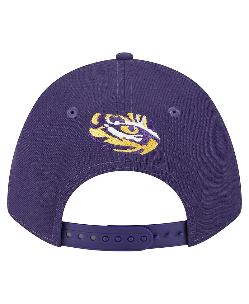 New Era Men's Purple Lsu Tigers Team Collective 9FORTY M-Crown Adjustable Hat