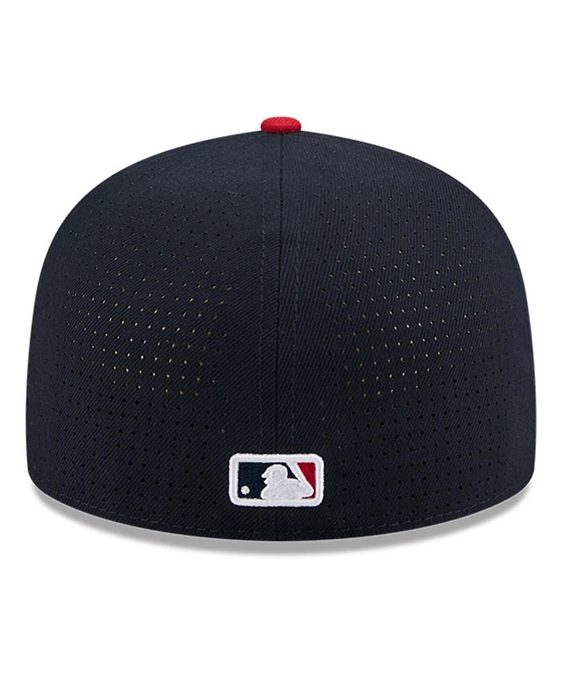 New Era Men's Navy/Red Toronto Blue Jays 2025 Mlb All-Star Game Workout Side Patch 59FIFTY Fitted Hat