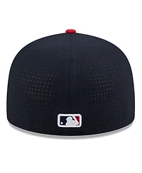 New Era Men's Navy/Red Toronto Blue Jays 2025 Mlb All-Star Game Workout Side Patch 59FIFTY Fitted Hat