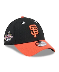 New Era Men's Black/Orange San Francisco Giants 2025 Mlb All-Star Game 39THIRTY Flex Hat