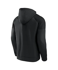 Fanatics Men's Black Philadelphia Flyers Iconic Defender Raglan Pullover Hoodie