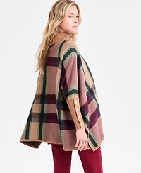 Jones New York Women's Drop Shoulder Turtle Neck Sweater